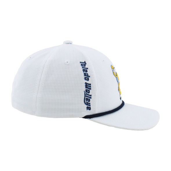 Toledo Walleye White Backspin