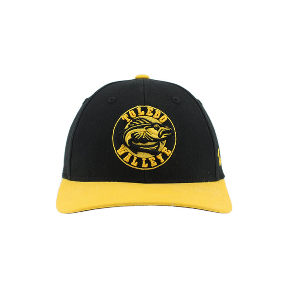 Toledo Walleye Black & Gold Clutch Cap