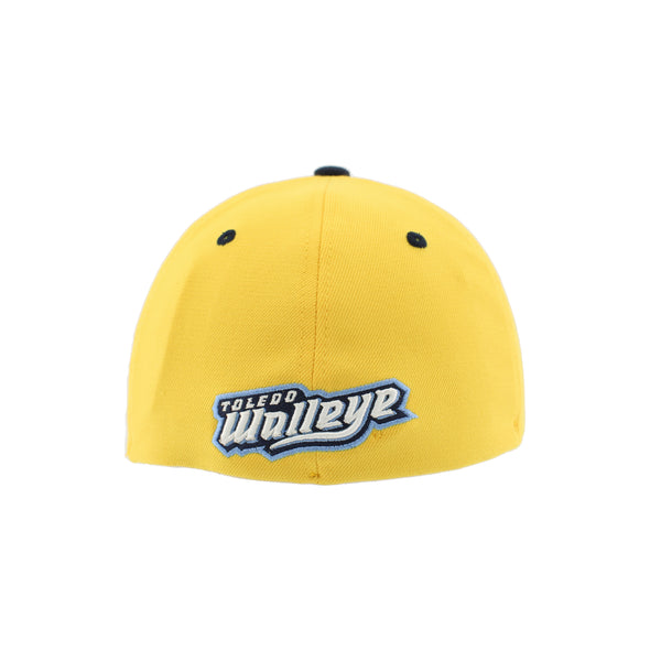 Toledo Walleye Wally 2 Navy / Gold Z-Fit Cap