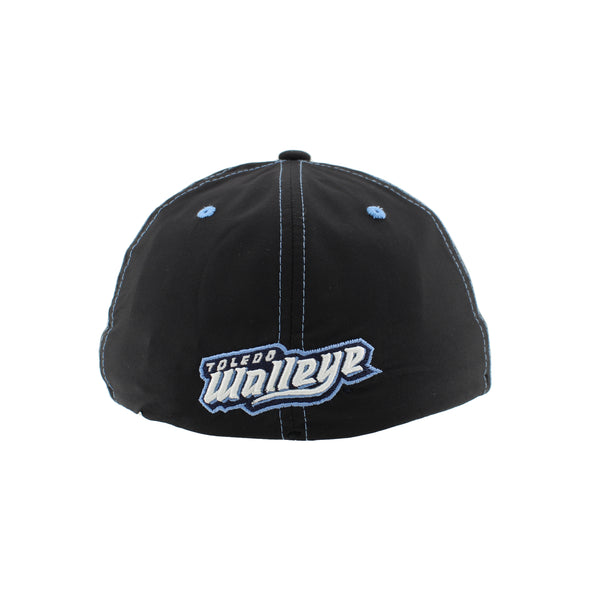 Toledo Walleye Black Wally 2 Z-Fit Cap