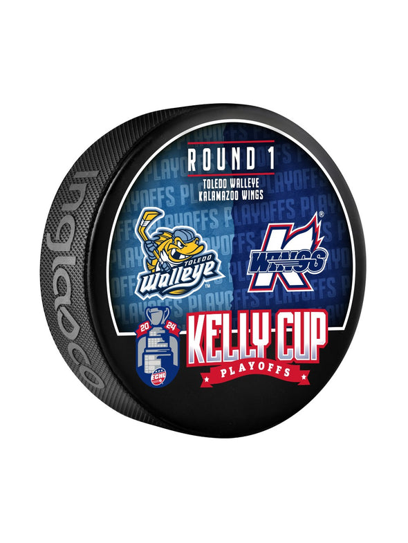 Toledo Walleye 2024 Playoffs Round 1 Matchup Puck