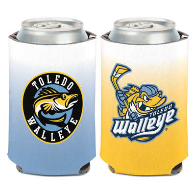 Toledo Walleye Logo Fade Can Coozie