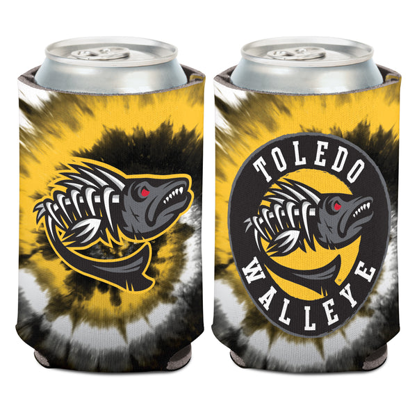 Toledo Walleye Bonefish Tie Dye Can Coozie