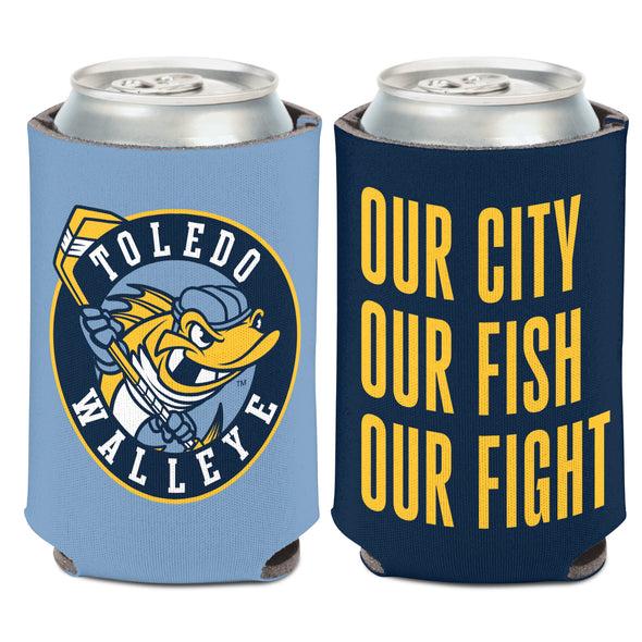 Toledo Walleye Our City Can Coozie