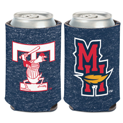 Toledo Mud Hens Heathered Navy Can Coozie