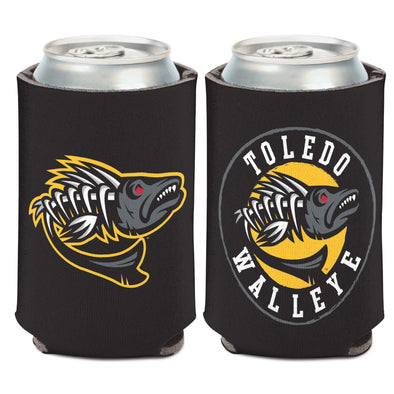 Toledo Walleye Black Bonefish Coozie