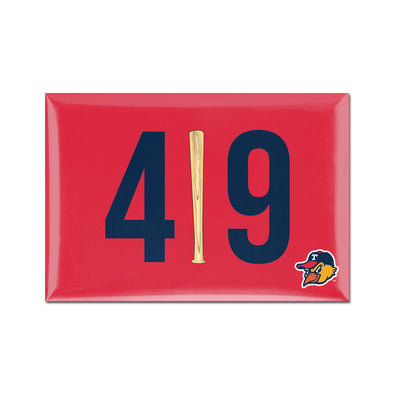Toledo Mud Hens 419 Bat Magnet