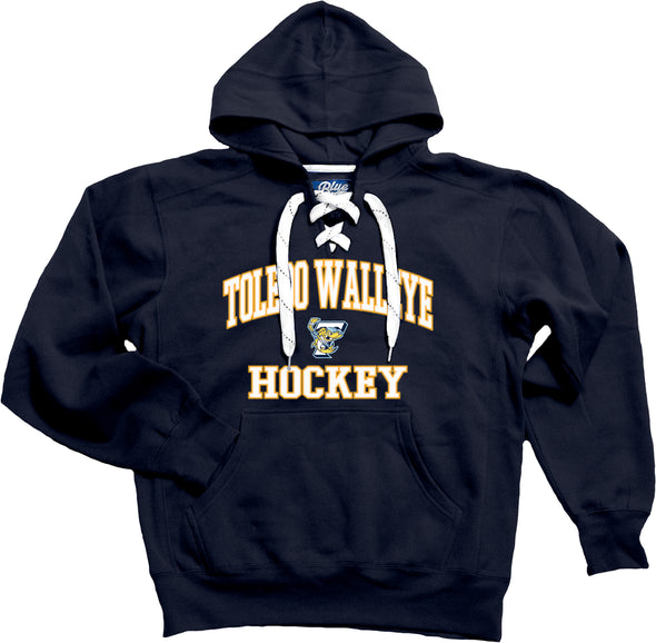Toledo Walleye Navy Action Item Hockey Hood
