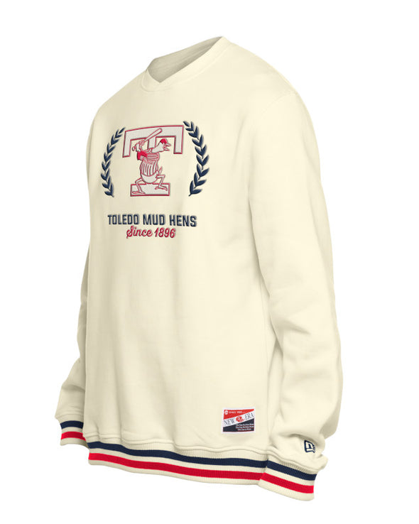 Toledo Mud Hens New Era 2025 Throwback Crewneck