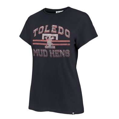 Toledo Mud Hens Ladies Road Font Frankie T-shirt 