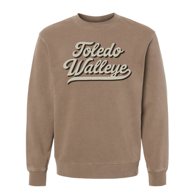 Toledo Walleye Helpman Clay Crewneck