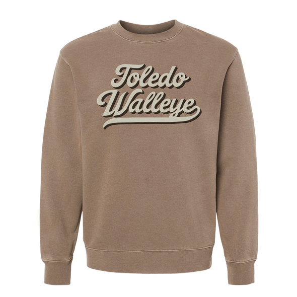 Toledo Walleye Helpman Clay Crewneck