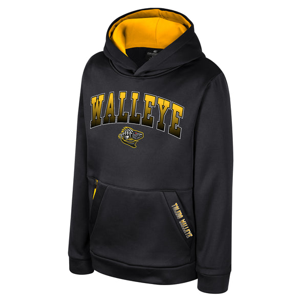 Toledo Walleye Youth Black Yarmada Hooded Sweatshirt