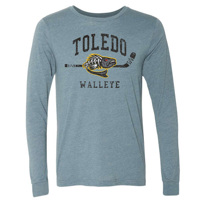 Toledo Walleye Bonefish Arch Stick Long Sleeve T-shirt