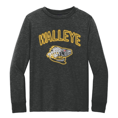 Toledo Walleye Youth Bonefish Neon Long Sleeve T