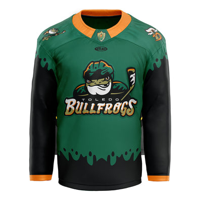 Toledo Bullfrogs Replica Hockey Jersey - PRE-ORDER