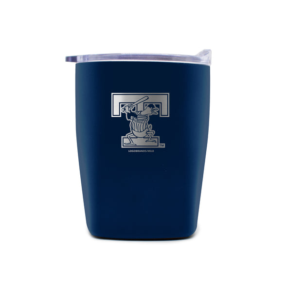Toledo Mud Hens T-logo Etched Rocks Tumbler