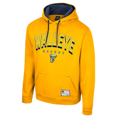 Toledo Walleye Gold I'll Be Back Hooded Sweatshirt