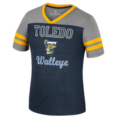 Toledo Walleye Toddler Blue Point Jersey 4T