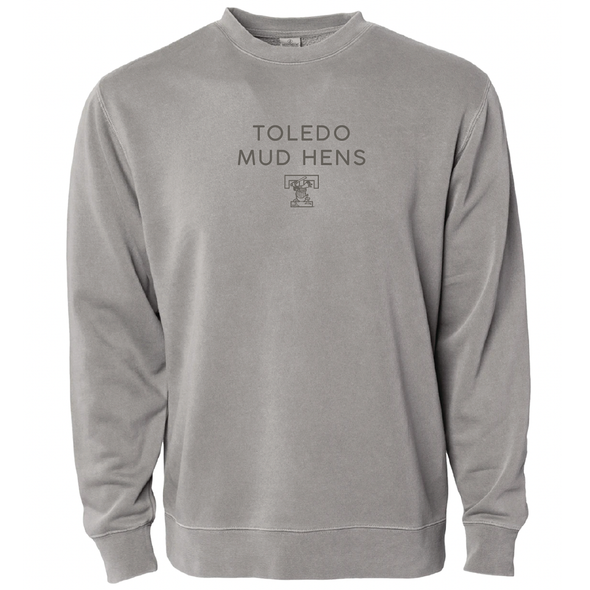 Toledo Mud Hens Cement Minor Embroidered Crew