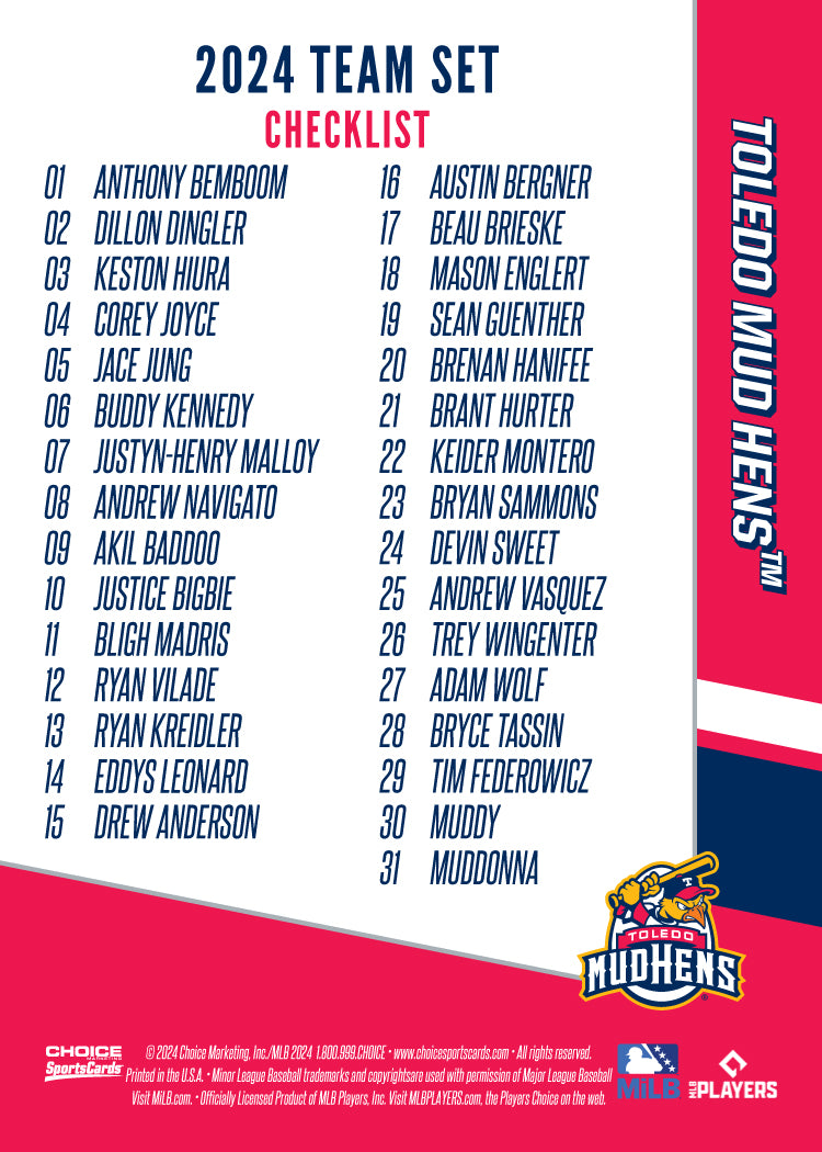 Toledo Mud Hens Printable Schedule Toledo Mud Hens Printable Schedule