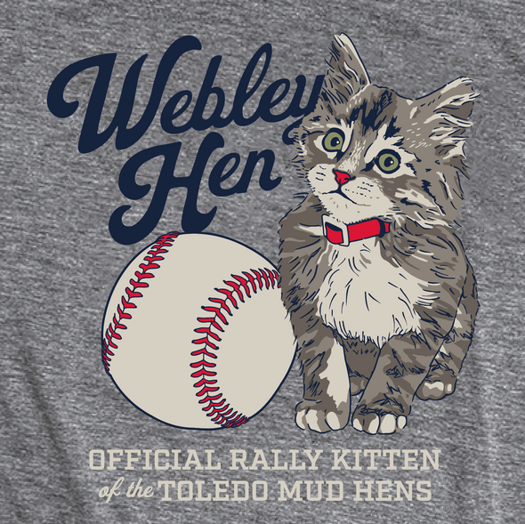 Toledo Mud Hens Webley Hen T