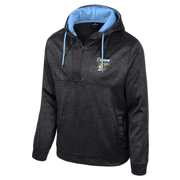 Toledo Walleye Cypher Half Zip Hooded Sweatshirt