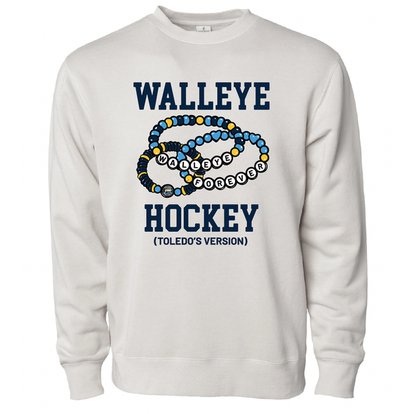 Toledo Walleye Friendship Bracelet Pigment Dyed Crew