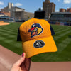 Toledo Mud Hens Head Logo Gold OC Trucker Cap