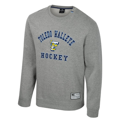 Toledo Walleye Grey Zion Crewneck Sweatshirt