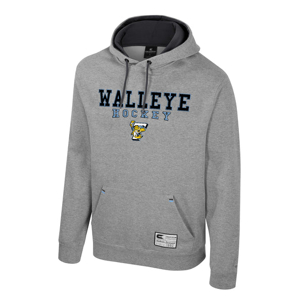 Toledo Walleye Grey Zion Hooded Sweatshirt