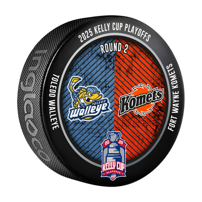 Toledo Walleye 2025 Playoffs Round 2 Puck