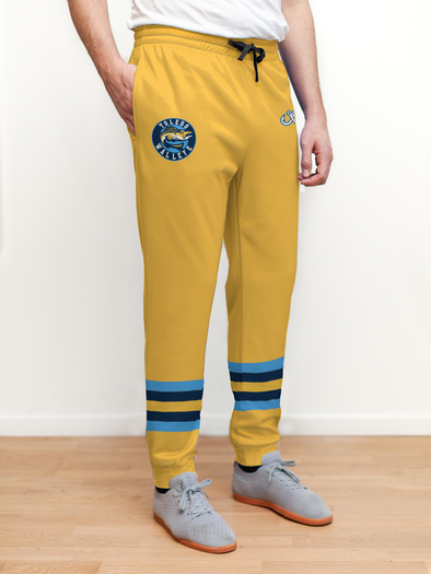 Bench Clearers Toledo Walleye Yellow Hockey Jogger Pants