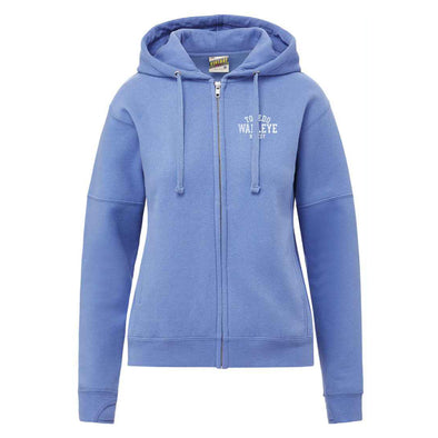 Toledo Walleye Iris Ladies Vintage Full Zip Hood