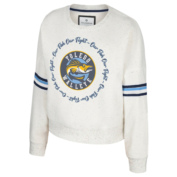 Toledo Walleye Ladies Novelist Crewneck Sweatshirt