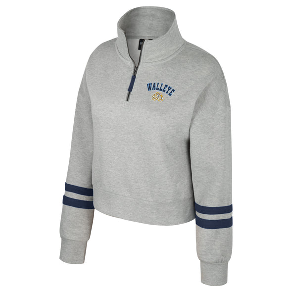 Toledo Walleye Ladies Sage 1/4 Zip Sweatshirt