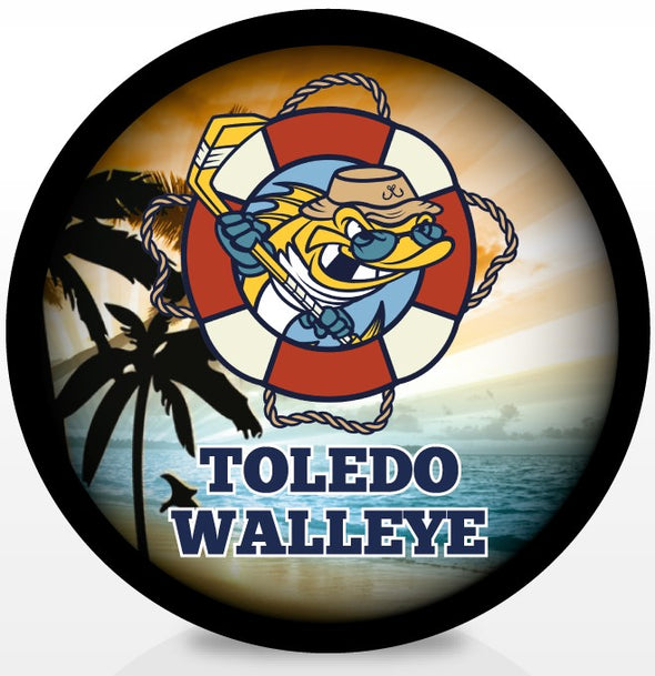 Toledo Walleye Margaritaville Puck