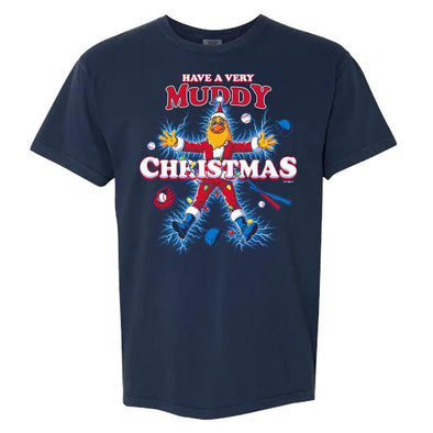 Toledo Mud Hens Muddy Mascot Shock Christmas T