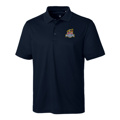 Toledo Mud Hens Navy Ice Pique Primary Logo Polo