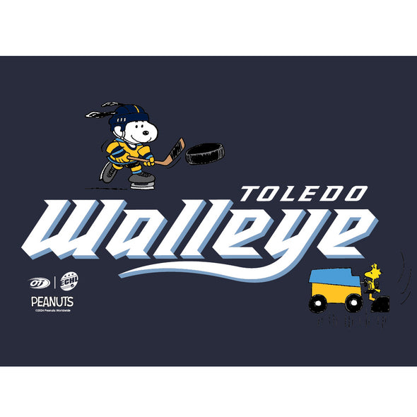 Toledo Walleye Youth Peanuts Long Sleeve T