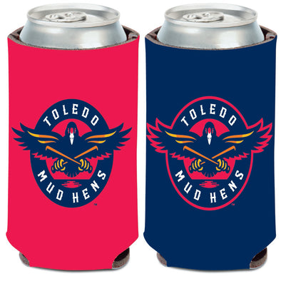 Toledo Mud Hens Round Real Hen Logo Can Coozie
