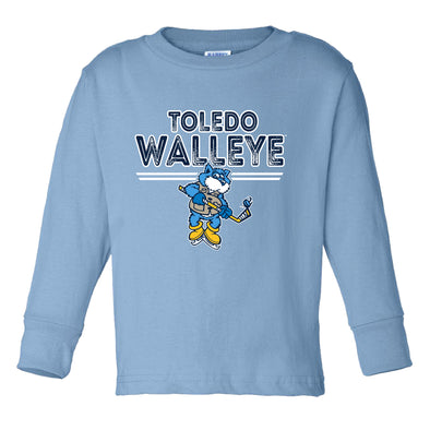 Toledo Walleye Toddler Shania Long Sleeve T