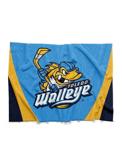 Toledo Walleye Bench Clearers  Sherpa Blanket