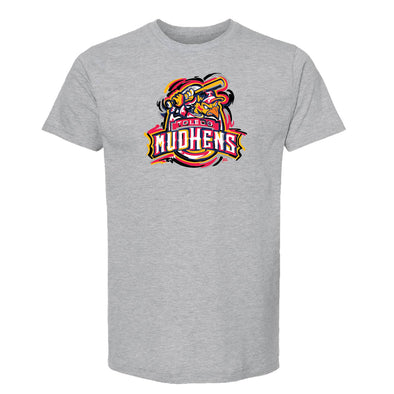 Toledo Mud Hens Storm Striker Grey Primary Logo T