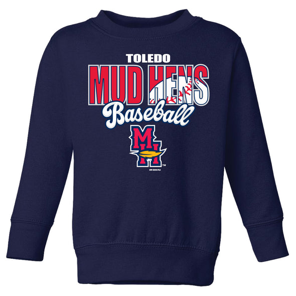 Toledo Mud Hens Toddler Horizon Crewneck Sweatshirt