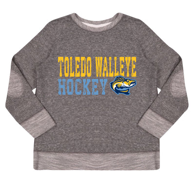 Toledo Walleye Youth Yowza French Terry Crewneck Sweatshirt