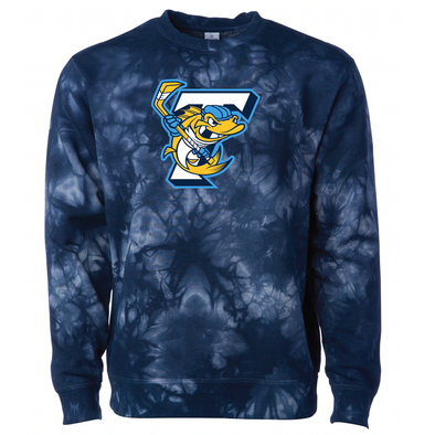 Toledo Walleye T-logo Tie Dye Crew