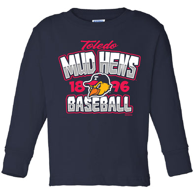 Toledo Mud Hens Bracing Toddler Long Sleeve T