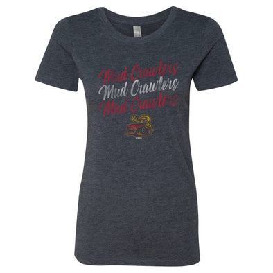 Toledo Mud Crawlers Ladies Casual Tri-Blend T