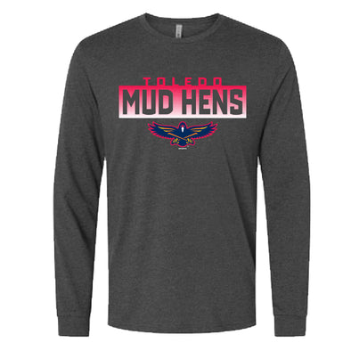 Toledo Mud Hens Dred Real Bird Bats Long Sleeve T